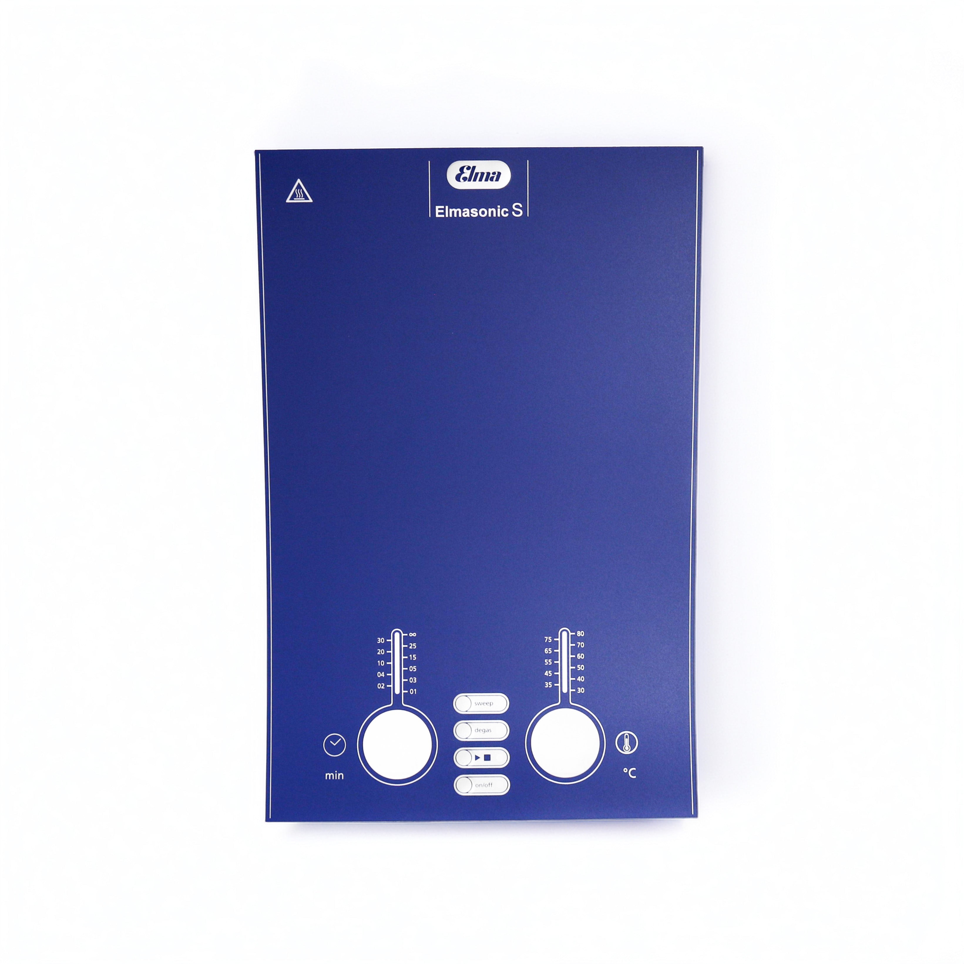 Elmasonic S front panel
