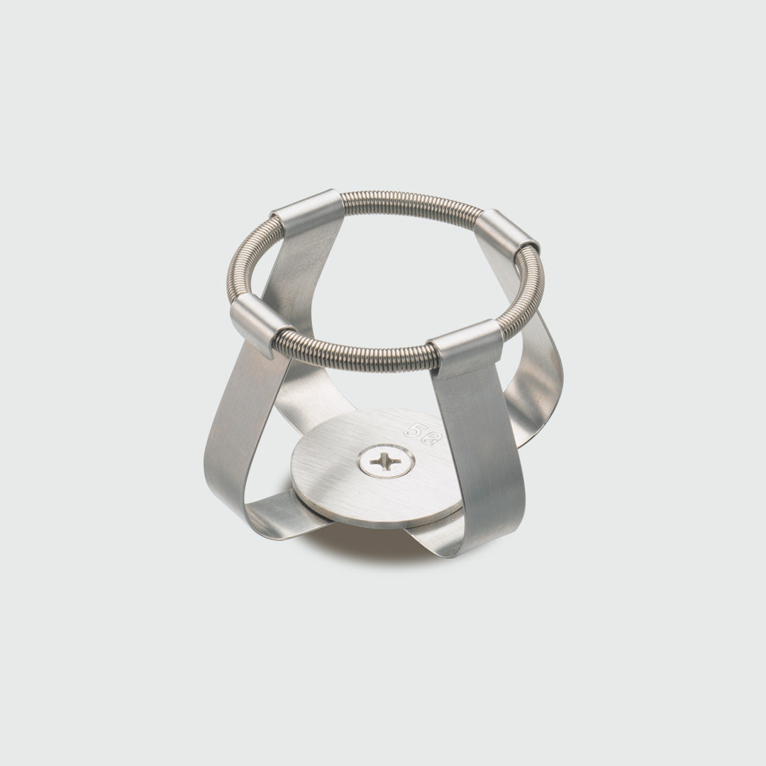 Erlenmeyer flask retaining clips