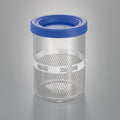 Cup with wave breaker